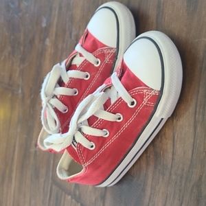 Boys Red Converse